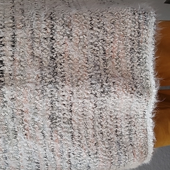 LOFT Outlet balletcore fuzzy open front sweater medium comfy cardigan comfy - Picture 5 of 11